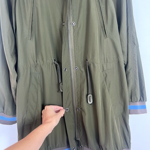 Free People Windswept Hooded Jacket Green Size Small - Picture 11 of 13